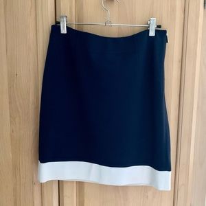 Banana Republic Navy Colorblock Skirt Sz0